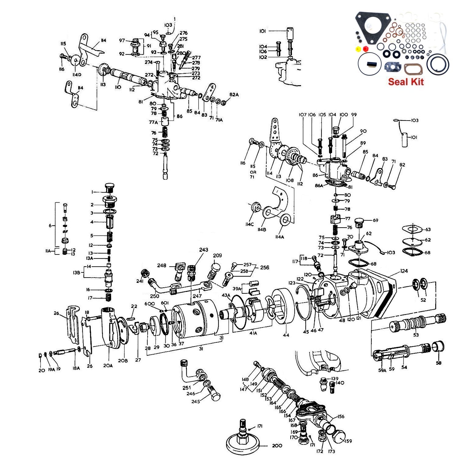 Hydraulic Pump Parts Diagram